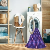 Ahgly Kompanija Mašina za pranje u zatvorenom pravokutniku Tranzicijska ljubičasta ametist Purple Prostirke, 8 '12 '