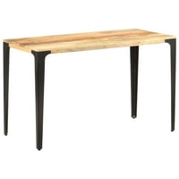 Trpezarijski stol 47.2 x23.6 x29.9 Čvrsti mango drveni namještaj