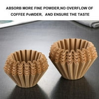 Postavite filtere za kafu Jednoslužni papir za aparat za kavu Filtriraj papir papirnati šalica za kavu