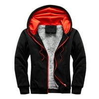 Sayhi muns hoodie zimski topli villus patentni patentni džemper jakne kapute od kaputa