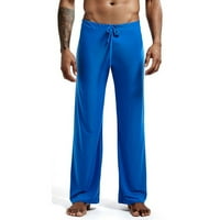 Pgeraug hlače za žene Početna Hlače Ice svilene tkanine Kuće hlače Ravne hlače Yoga hlače plave s