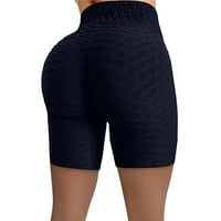 Yoga hlače Žene žene nabole visoko struk rastezanje Trkene fitness yoga hlače Bikerske kratke hlače