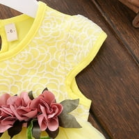 Dječja odjeća za djevojčice Toddler Baby Girls Ljetna cvjetna haljina Princess party Vjenčani tulle Haljine Fragarn