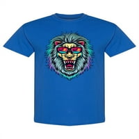 Lion Head sa naočalama Majica Muškarci -Mage by Shutterstock, muški XX-Large