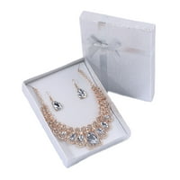 MubIneo ogrlice nakita nakit set nakita, bacanje rhinestonea predaj privjesno uho nošenje za rođendan božić