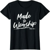 Christian Bogship lider Faith & Hvalisal Psalm Verse poklon majica
