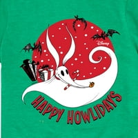 Noćna mora prije Božića - Sretan Howlidays - grafička majica kratkih rukava za mališana i mlade