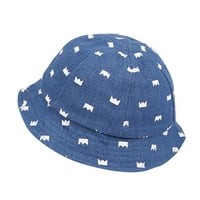 Dječji šeširi kape za dječake kape meko pamučno slovo sunhat strehe bejzbol kapu za sunčanje Beret
