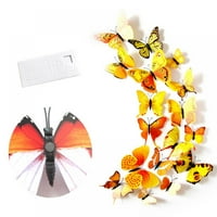 Zidne naljepnice leptira, 3D leptir dekor za zidne naljepnice za uklanjanje zidnih naljepnica za uređenje kućne ukrase Dječja soba Spavaća soba Dekor