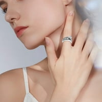 Chaolei prsten za žene Veličina modni sjajan cirkon zvona nakit za žene vjenčani angažman par koji odgovaraju