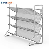 BextsRack Storage Skladišni nosač za začinjeni nosač, odlično za kuhinju, ostavu ili zidni nosač (staklenke začina nisu uključene)