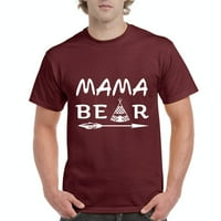- Muška majica kratki rukav, do muškaraca veličine 5xl - mama medvjed
