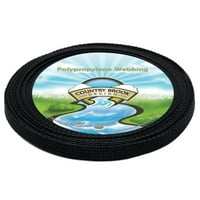 Crna Polypro Webbing zatvaranje, dvorišta