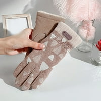 Zimske toplo ispisane rukavice naše sportske rukavice na dodirnim zaslonom na dodirnim presvlakama rukom