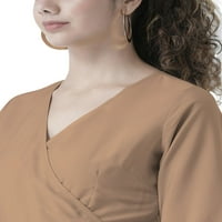 Eloria Women Causal Midi haljina haljina haljina dugačka koljena jedna haljina BO PLANIRANA DRESS, Boja: