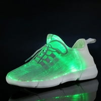 Svjetlosne cipele za muškarce Žene, lagane vlakne Optičke LED cipele Svjetlosni treneri Treperi tenisice