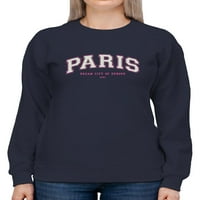 Pariz College Banner Dukserirt-Ageage by Shutterstock, Ženska 5x-velika
