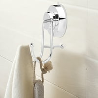 Gupbes Kuhinja kupatilo nehrđajući ABS Snažna usisna čaša Dvostruki viseći zidni kukir, kupatilo ručnik,