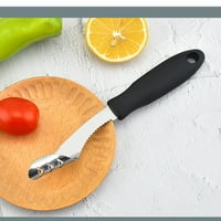 Nehrđajući čelik Chili Corer alat za uklanjanje nazubljenih ručica i gumene ručke za uklanjanje sjemena ili narezivanje od povrća za roštilj pečenje paprike