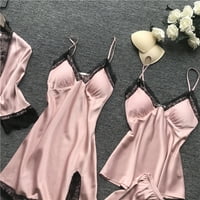 Donje rublje Pajama setovi za žene Silk čipka haljina haljina za spavanje babydoll noći za spavanje pidžama