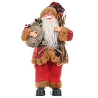 Guvpev kreativni tkanina Santa Claus Doll Mini lutka Dekoracija igračaka Savršena božićna ukrasi za