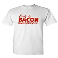 By Bacon - Unise pamučna majica Tee majica, mornarica, 3xl
