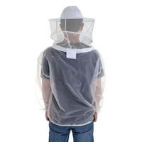 ANVAZISISE šešir mrežice veo Smock pčelar pčelar za pčelar anti-pčelinje od pola tjelesne zaštitne odjeće jedna veličina