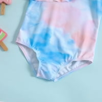 Djevojke kupaćim kostima za djevojčice za djevojke Ljetne krajeve Dječje djevojke ruffles kupaće kostime plaža Onesie kupaći kostimi Bikini Girls plivanja Djevojke za pokrov za kupaće kostime veličine 7