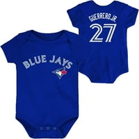 Outstuff MLB novorođene novorođenčad Team Color Naziv i brojevi dres BodySit Creeper