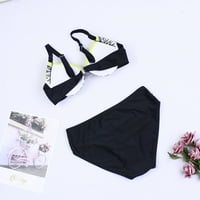 SHPWFBE kupaći kostimi Žene Cvjetni print Bikini Set Plivanje Dvije kupaće kostime Plaža Pokloni za