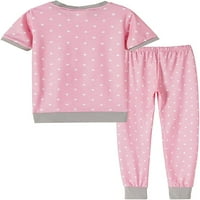 MyFav dječja djevojka pidžama postavila meko udobno spavanje crtane pidžame veličine do godina