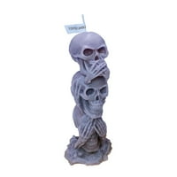 Yyeselk ukrasi Halloween - Halloween Decor - Noć vještica Skeleton Svijeće - Vintage Manor Gothic Dekoracija