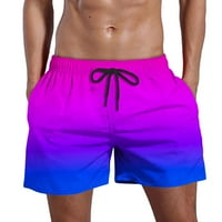 Muški kupaći kostimi Shorts Clearence Ležerne prilike modne gradijentne kratke hlače sa džepovima hlače