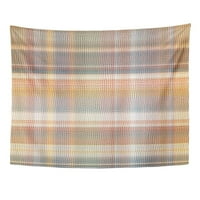 Beige Kilim Plaid Matting Brown Bass Bast Burlap Kaledonski tepih Zidna umjetnost Viseća tapiserija