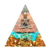 Prirodna kristalna piramida zacjeljivanje energije Početni uredski dekor
