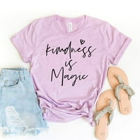 Ljubaznost je magična majica motivacijski poklon žensku inspiracijsku košulju protiv majica za majicu