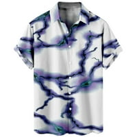 Muška košulja Novo tiskanje 3D digitalno ispis Ležerne prilike labave majice kratkih rukava Havajska