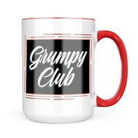 Neonblond Classic Design Grumpy Club Gol poklon za ljubitelje čaja za kavu