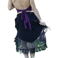 Ženska suknja, puna boja za odrasle Nepravilna čipka za crtanje nacrtane suknje na križanje