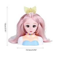 Frizeri za šminku lutke za kosu za oblikovanje lopte na glavi za lutke Styling PlaySet igračke za kosu Playset za djevojke Djeca