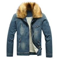 Advicinske jakne za muškarce muške jakne za hladni muški jesenji i zimski kaput modni traper pune boje muške jakne ležerno