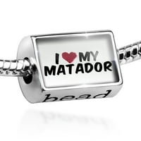 Perle i srce voli moj matador šarm odgovara svim evropskim narukvicama