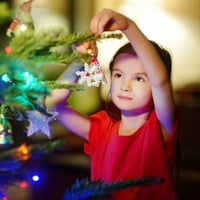 Beppter visi Xmas Decor Božićno stablo ukrasi Vintage Božićni ukrasi Mini Polymerclay božićni ukrasi