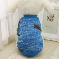 Kućna ljubimca za pse pletiva džemper za pse meka zadebljanje toplog psih psi s psima zimski džemperi