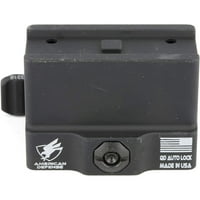 Američki odbrambeni ad-T1- Std Riflescope optički nosač, crni, ne zahtijeva vlasničke alate za prilagođavanje