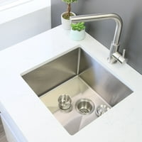 Jednokrevetna posuda za sudoper od nehrđajućeg čelika Pruća rublja S-308xg