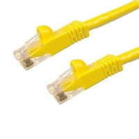 KENTEK FAME FT CAT UTP kabel za patch AWG MHz kategorija nezaštićenog upletenog para kratki konektor za tijelo bez oblikovanog čizma Ethernet RJ Network Internet Cord Yellow