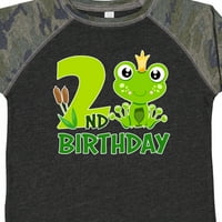 Inktastični drugi rođendan Prince Frog poklon toddler dječak djevojka majica