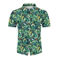 Muška majica kratki rukav Muški proljeće Ljetne casual cvjetne plaže tropske majice kratkih rukava