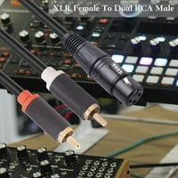 Audio RCA Y-razdjelnik kabl mužjak do XLR pin muških pojačala